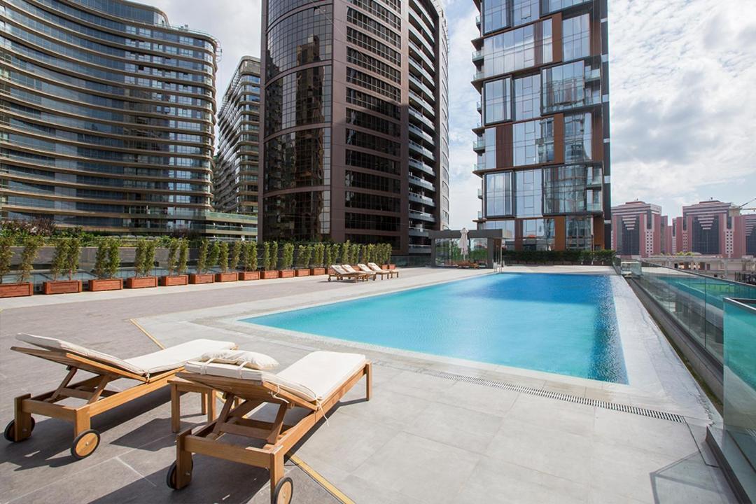 Residence Retro9 B-Blok Atakoey Apart 2 Rooms Wifi Pool Istanbul Eksteriør billede
